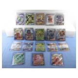 Eighteen Assorted Pokemon Trading Cards