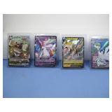 Four Pokemon Trading Cards