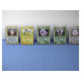 Five Pokemon Cards Three Are Japanese Cards
