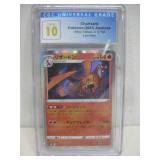 Graded 2021 Japanese Charizard Pokemon Card