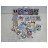 Assorted Pokemon Trading Cards W/ Graded Card