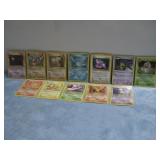 Twelve Assorted Pokemon Trading Cards