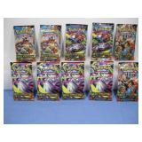 Ten Sealed Mega Evolution Pokemon Card Packs
