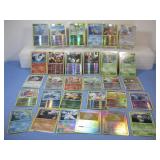 Thirty Assorted Holo Pokemon Trading Cards