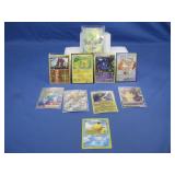 Ten Pokemon Cards Including Holographic