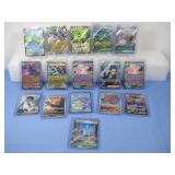 Sixteen Assorted Pokemon Trading Cards W/ Holo's