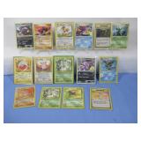Fifteen Assorted Pokemon Trading Cards
