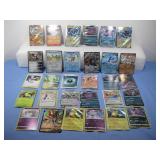 Thirty Pokemon Trading Cards