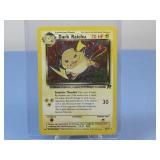 Pokemon Dark Raichu Holographic Card