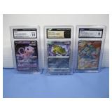 Three Graded Pokemon Cards Two Are Japanese