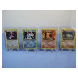 Four Pokemon Trading Cards
