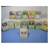 Thirteen Pokemon Trading Cards
