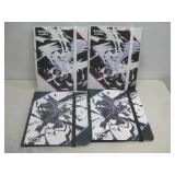 Four Empty Pokemon Card Binders