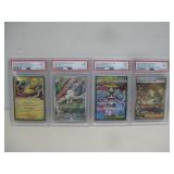 Four PSA Graded Pokemon Cards