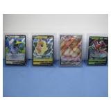 Four Pokemon Trading Cards