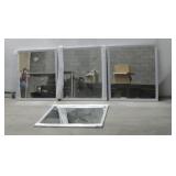 Four Framed Mirrors 40' x 45'