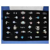 Thirty-Six Fashion Rings