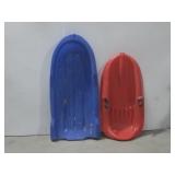 Two Snow Sleds