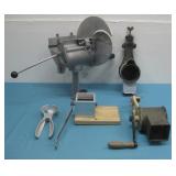 Vtg Grinder, Meat Slicer, Ice Cream Scoop