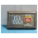 Vtg Atles Fassbier Beer Sign 17 1/2' x 10 3/4' See
