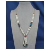 Vtg N/A Jacla Necklace W/ Turquoise & More See