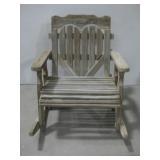 Amish Leisure Heart Back Lawn Rocker See Info