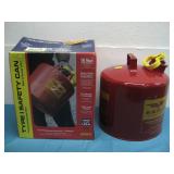 NIOB 5 Gal. Eagle Gas Can Type 1 Safety Can See