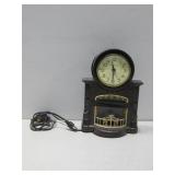 Vtg Master Crafters Model 272 Fireplace Clock See