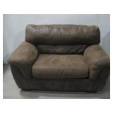 Oversized Micro Suede Chair 58' x 38' x 38'