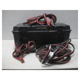 Three Jumper Cables In Plastic Craftsman Tool Box