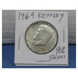 1964 Uncirculated Kennedy Half Dollar 90% Silver