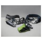 Two Black Diamond Climbing Harnesses W/Chalk Bag