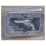 The Peacemaker One Ounce .999 Fine Silver Ingot