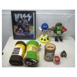 M&M Collectibles, KISS Print, NIP Blankets & More