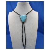SW Style Zinc Alloy Simulated Turq. Bolo Tie