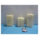 3-Piece Battery Operated Candle See Info
