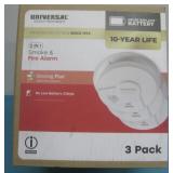 NIB Universal 2 In 1 Smoke & Fire Alarm