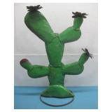Metal Cactus Yard Art 30.25' Tall