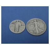 1926 Silver Standing Liberty Quarter,1935 See Info