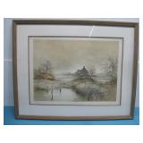 Framed Landscape Print 30 1/4' x 24 1/2' See Info