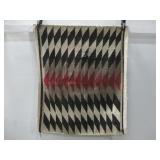 Vtg Navajo Woven Rug 32' x 38' See Info