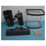 Fish Aquarium W/Filter & Light See Info