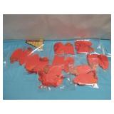 NIP Eight Red Oriental Style Gift Boxes See Info