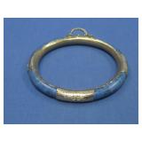 Vtg Brass & Stone Bracelet
