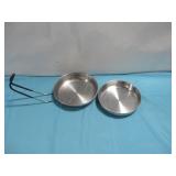 Stainless Steel Camping Cookware W/Copper Bottom