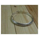 Sterling Silver Bangle Bracelet Hallmarked