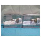 Two NIP Madame Alexander Newborn Middleton Dolls