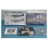 Three Model Kits P-51D Mustang IV & More NIP See