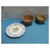 Handpainted Talavera Floral Wall Plate 14' See