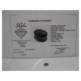SGL Natural Garnet 1.9cts W/ COA See Info